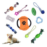 Kit 4 Brinquedos Interativo Corda Resistente Forte Cão Pet