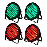 Kit 4 Briwax Bx 434 Parled Slim 60 Led 3w Triled Rgb 110 220 110v 220v