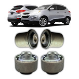 Kit 4 Bucha Bandeja Balança Dianteira Hyundai Tucson 2005 