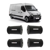 Kit 4 Bucha Feixe Mola Traseiro Renault Master 2014 Ate 2022