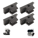Kit 4 Bucha Grade Farol Principal Para Scania Série 4 Pgr