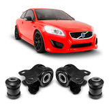 Kit 4 Bucha Mancal Bandeja Dianteira Volvo C30 2007 Até 2012