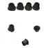 Kit 4 Buchas Balanças Bandejas Tras Fiat 147 77/82 Extraflex