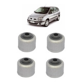 Kit 4 Buchas Bandeja Balança Renault Scenic 1997 Em Diante