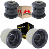 Kit 4 Buchas Bandeja Leque Tiguan Jetta Passat Cc Reforçada