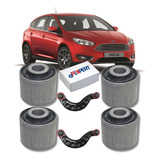 Kit 4 Buchas Braço Curvo Traseiro Focus 2013 2014 2015 2016