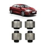Kit 4 Buchas Da Bandeja Dianteira Renault Fluence 2012 