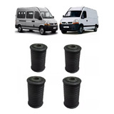 Kit 4 Buchas Feixe Molas Traseiro Renault Master Ano 2004