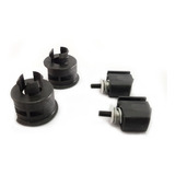 Kit 4 Buchas Tampa Traseira Removivel Fiat Strada Original