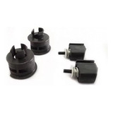 Kit 4 Buchas Tampa Traseira Removivel Fiat Strada Original