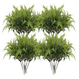 Kit 4 Buquê De Samambaia Plantas Artificiais Pick Toque Real
