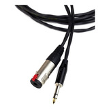 Kit 4 Cabo Extensão Fone Ouvido P10 St M X P10 St F 5 Metros