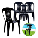Kit 4 Cadeira Plastica
