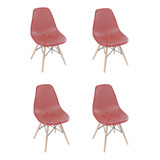 Kit 4 Cadeiras Eames Design Colméia