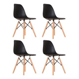 Kit 4 Cadeiras Jantar Eiffel Eames
