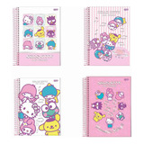 Kit 4 Caderno Hello