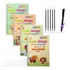 Kit 4 Cadernos Para Prática De Caligrafia Mágica  