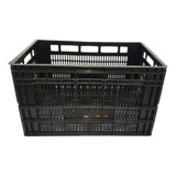 Kit 4 Caixas Plástica Agrícola Hortifruti 60x40x36cm 75l Pta