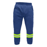 Kit 4-calça De Uniforme Brim Pesado - Com Faixa Refletiva