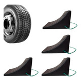 Kit 4 Calço Borracha Roda Caminhão Ônibus Caminhonete Corda