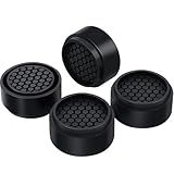 Kit 4 Calços De Borracha Pés De Máquina De Lavar Lavadora Antivibração E Anti Deslocamento Amortecedor Antiderrapante Universal Modelo Premium