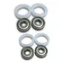 Kit 4 Calços Suporte   4 Rolimãs Rolamento 608 P  Ventilador