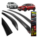 Kit 4 Calha Chuva Defletor Nov Polo Mpi Msi Tsi 2018 2020 21
