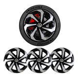 Kit 4 Calota Aro 13 Gol Voyage Passat Parati Saveiro Spider