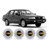 Kit 4 Calota Centro Tampa Roda Original Santana Bbs Aro 14