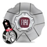 Kit 4 Calota Da Roda Mangels Mythus C e Fiat Vermelho