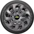 Kit 4 Calota Velox Aro 15 Preta Gm Meriva Vectra Cobalt Spin