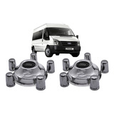 Kit 4 Calotas Ford Transit + 20 Capas De Porca Belga 21mm