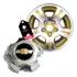 Kit 4 Calotas Tampa Roda S10 Blazer Elegance Baixa Cromada