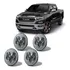 Kit 4 Calotinha Original Mopar Miolo Roda Dodge Ram Cromada