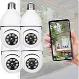 Kit 4 Câmera De Segurança Ip Wifi Yoosee 1080p Full HD Espiã A Prova D água Lâmpada Hd Visão Noturna Sem Fio 360 Inteligente Bidirecional Interna E Externa Rastreamento Automático Premium