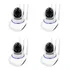 Kit 4 Câmera Ip 3 Antenas Wifi Wireless Yoosee 3  Geração