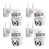 Kit 4 Camera Ip Icsee Wifi Prova De Água   4 Cartão 32gb Cor Branco