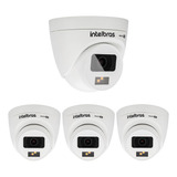 Kit 4 Câmeras 2 Mega 20m Vhd 1220 D Full Color G7 Intelbras
