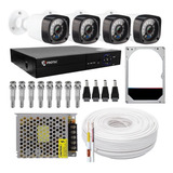 Kit 4 Câmeras Ahd 1 3 Mp Infravermelho Dvr Multi Hd 8 Canais