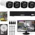 Kit 4 Câmeras Cftv Protec 2mp Dvr 1104c Monitor 15  Hd 500gb