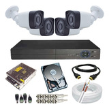 Kit 4 Câmeras De Segurança Full Hd 2 Megapixel 1080p Dvr 8 Canais Multi Hd