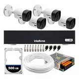 Kit 4 Cameras Intelbras