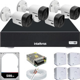 Kit 4 Câmeras Segurança Intelbras 1120b