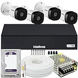 Kit 4 Cameras Seguranca Intelbras VHD 1230 Full HD 1T Purple