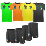 Kit 4 Camisas Arbitro Futebol 4 Shorts Arbitragem 4 Meião