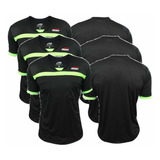 Kit 4 Camisas Arbitro Futebol Árbitragem 2 Short 2 Meião