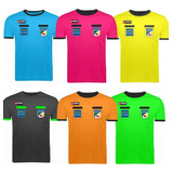 Kit 4 Camisas Arbitro Futebol Arbitragem 3 Short 3 Meião