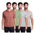 Kit 4 Camisas Masculinas Polo Piquet Casual Elegance