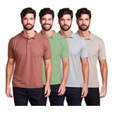 Kit 4 Camisas Masculinas