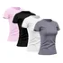 Kit 4 Camiseta Academia Feminina Camisa Dry Fit Treino Blusa
